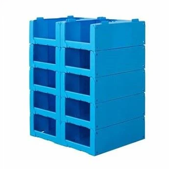 Gofrēta plastmasas drēbju kaste