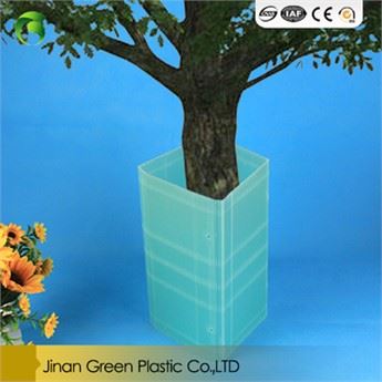 Pasūtījuma Izmērs Pp Gofrētais Plastmasas Tree Guards